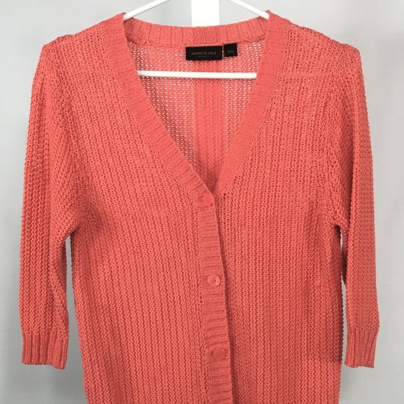Kenneth Cole Coral Cardigan - Picture 1 of 3